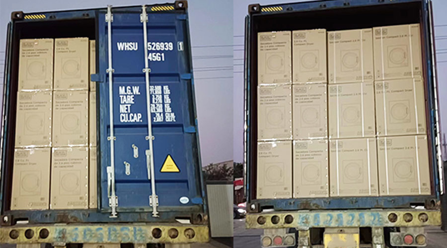 不分晝夜！完成客戶滾筒衣服烘干機(jī)發(fā)貨是職責(zé)所在