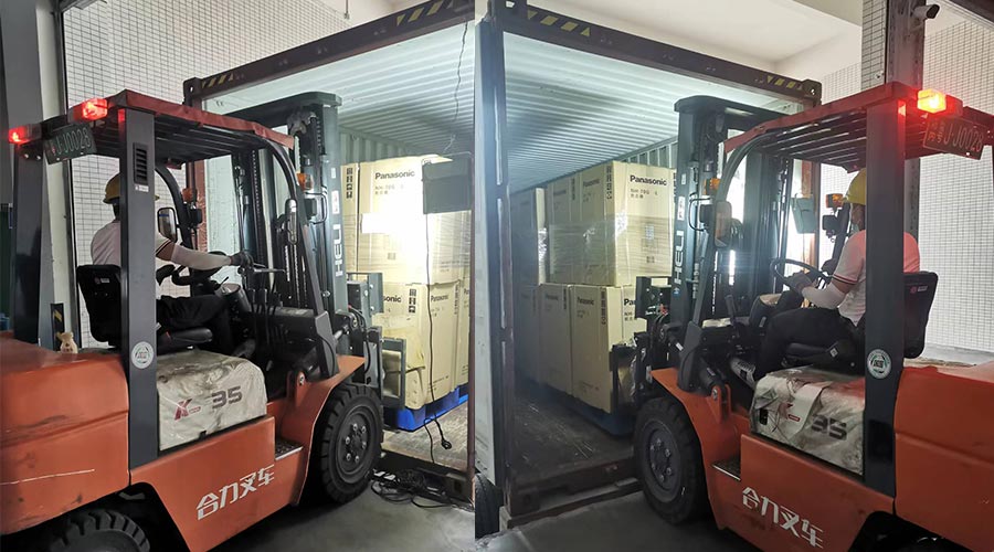 趕進(jìn)度加油干！ 迅速完成松下客戶的衣物烘干機(jī)出貨